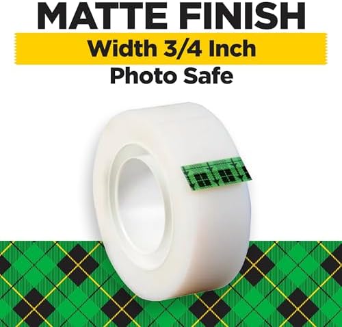 Scotch Magic Tape, Invisible, 20 Rolls