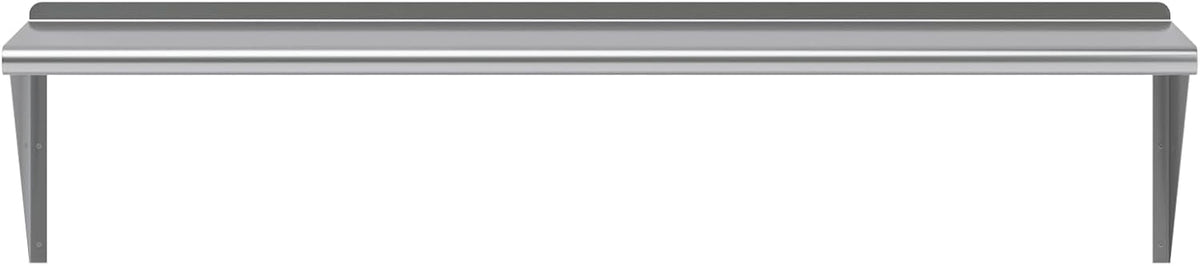 AmGood 16 in. x 60 in. Stainless Steel Wal Mount Shelf. Commercial/Home. Kitchen, Restaurant, Garage, Laundry, Utility Room. NSF