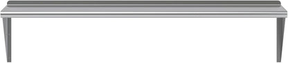 AmGood 16 in. x 60 in. Stainless Steel Wal Mount Shelf. Commercial/Home. Kitchen, Restaurant, Garage, Laundry, Utility Room. NSF