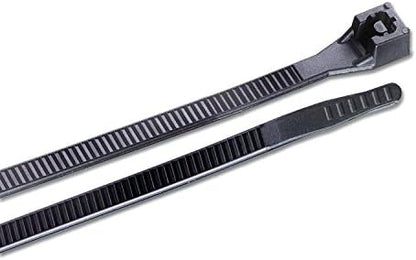 Gardner Bender 45-104UVB Cable Ties, 4 Inch., 18 lbs. Tensile Strength, Wire / Cord Management Industrial and Household Use, Nylon Zip Tie, 30 Pk. UV Resistant Black