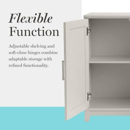 Martha Stewart Lily Pond Modular Storage Cabinet, Sharkey Gray