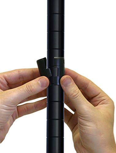 Omega 21" Deep x 60" Wide x 36" High 3 Tier Black Starter Shelving Unit