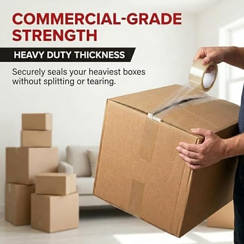 Tape Logic Packing Tape (24-Rolls), 3" x 110 yd - Heavy Duty Packaging Tape Refill for Shipping, Moving, Order Fulfillment, Acrylic 2.6 Mil
