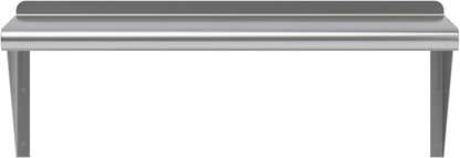 AmGood 12" X 30" Stainless Steel Wall Shelf | NSF Certified Metal Shelving