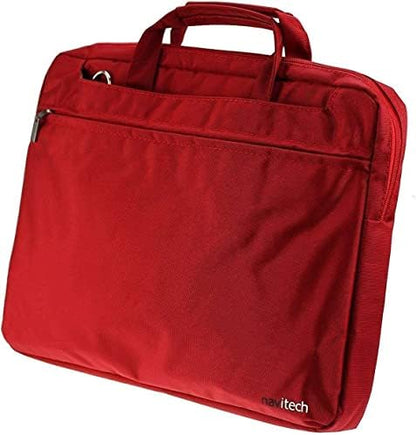 Navitech Red Water Resistant Graphics Tablet Bag - Compatible with AIMIAIMEN LCD Writing Tablet