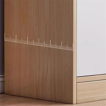 Closed Back Cabinet Wood Standard 9.5'' Wide Bookcase Bookshelf Storage Rack Multi-Layered Storage Shelf Cabinet Display Unit Integrated Against the Wall Black Oak 47.2" L x 9.4" W x 70.9" H