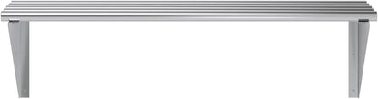 AmGood 14 in. x 36 in. NSF Stainless Steel Tubular Wall Shelf | Heavy-Duty Metal Shelving for Appliances & Equipment | Ideal for Kitchen, Restaurant, Garage, Laundry, Utility Room