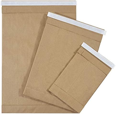 Top Pack Supply Self-Seal Padded Mailers, #7, 14 1/4" x 20", Kraft (Pack of 50)