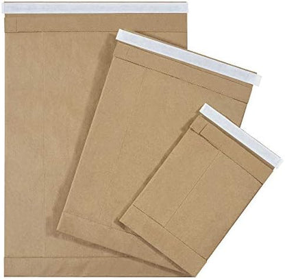 Top Pack Supply Self-Seal Padded Mailers, #7, 14 1/4" x 20", Kraft (Pack of 50)