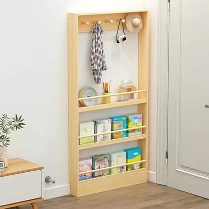 Narrow Behind-Door Sto Shelf, 3-4 Levels, Cact Wall nizer for Boo, Bedroom, Living Room, Home, Office - Space-Saving Solut for Small Areas