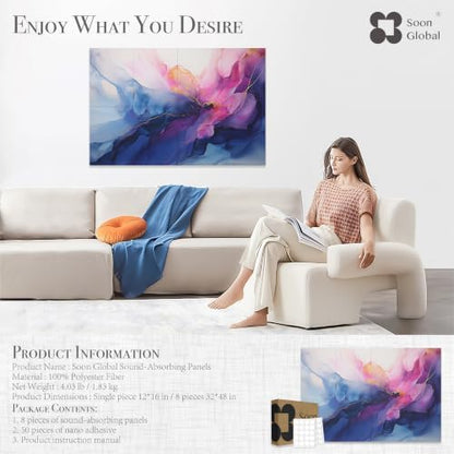 Soon Global Acoustic Wall Panels, Art Acoustic Panels, Opulence