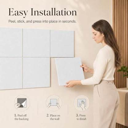 Felt Bulletin Board Tiles, Large Cork Board Alternative,24 x 36 in