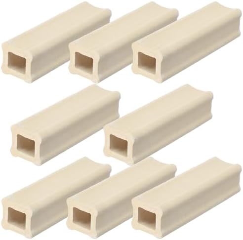 Nuanchu 8 Pack Kiln Post High Alumina Kiln Posts, 4 x 1 Inch