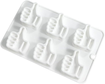 Food-Grade Silicone Thumb Molds, Non-Stick Baking Pan Mold for Chocolate, Candy, Jelly, Ice Cube, Muffin (H_ Thumb)