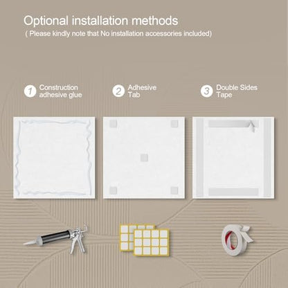 UMIACOUSTICS 3 Pcs 0.7Inch Thick Art Acoustic Panels,Decorative Acoustical Wall Panels, Sound Absorbing Art Panels for Home, Office, Hotel, Vermilion-Trace