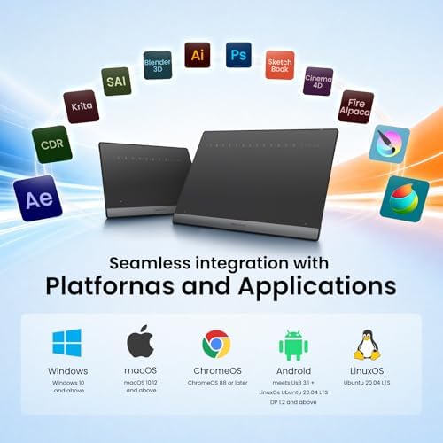DIGIDRAW TW410 Wireless Drawing Tablet, 6x4 Inch Bluetooth Graphics