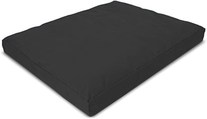 Bean Products Meditation Cushion - Zabuton Meditation Pillows for Sitting on Floor, Yoga Cushion, Cotton Yoga Pillow, Zen Kneeling Prayer Pad- Made in USA - Premium 32x26x3, Black
