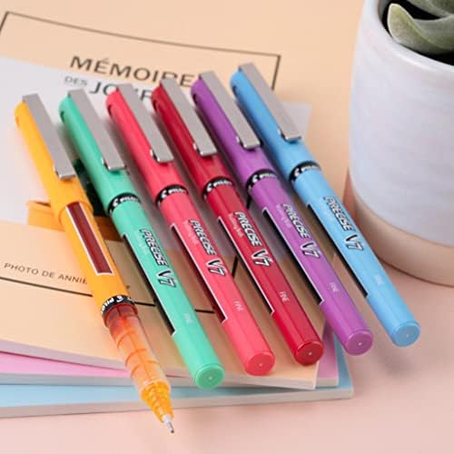 PILOT Precise V7 Rollerball, Limited Edition Assorted Colors, Pack of 9