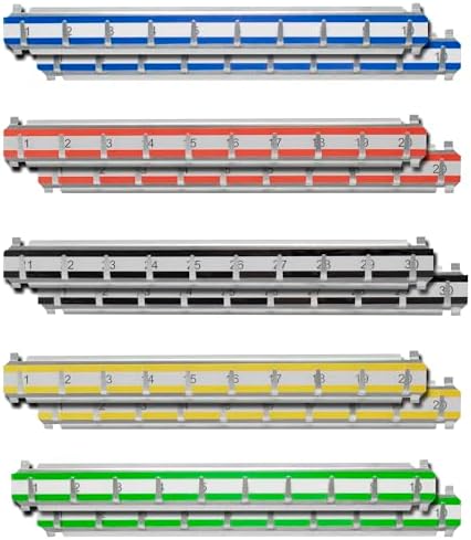 Barska Labeled Key Shelves with 401-500 Numbered Hooks for Key Cabinets