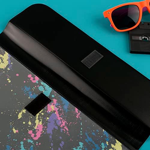 Mead Trapper Keeper Binder, Retro Design, 1 Inch Binder with Folders and Pockets, Holds 8-1/2" x 11" Paper, Paint Splatter (260038FO-ECM) (Pack of 6)