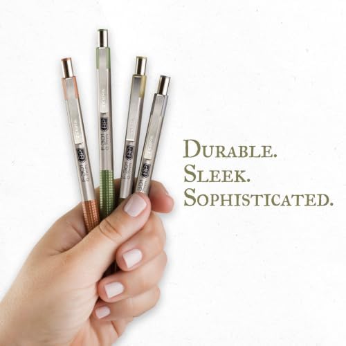 Zebra Pen F-301 Signature Series Ballpoint Pen, Black, 0.7mm, 4-Pk (27304)