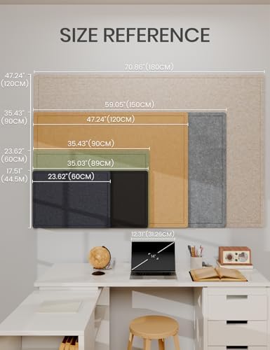 Fluxynara 35" x 17.1" Bulletin Board, Aqua Blue