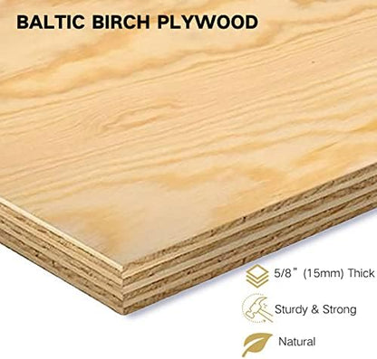 Sound Town DIY 4U Angled Desktop Turret Studio Rack with Solid Baltic Birch Plywood, Golden Oak, Assembly Required (SDRK-Y4SL)