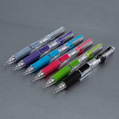 Pentel Quick Click Mechanical Pencil, (0.7mm), Medium, Gray Barrel, Box of 12 Pencils (PD217N)