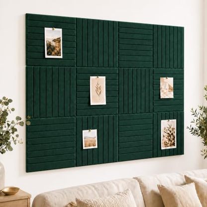 Stripe Felt Bulletin Board Tiles, Cork Board Alternative 48 x 36 in