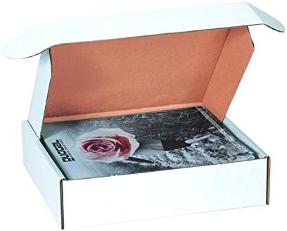 Top Pack Supply Deluxe Literature Mailers, 12 1/8" x 9 1/4" x 2", White (Pack of 50)