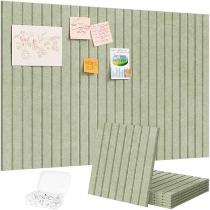 Lifewit Large Felt Bulletin Board with Self-Adhesive 36" x 24"- 6 Pack