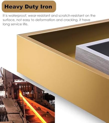 Room Divider Floor to Ceiling Room Dividers Pole - 2 Pieces, Gold Doorway Hotel Cubicle Cubicle Decor, DIY Separator Partition Bars with All Accessories(160cm/63in/5.2ft)