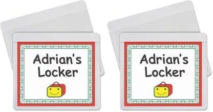 C-Line-70443 Self-Adhesive Labeling Pockets, Pack of 50, 3-1/2 x 2-3/4 in
