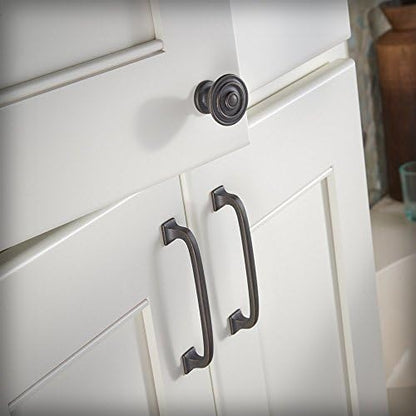 Franklin Brass (10-Pack) – Soft Iron Cabinet Handles, 5-1/16 Inch Hole Center, Pulls for Drawers, Kitchen Cabinet Door, Dressers | Lombard