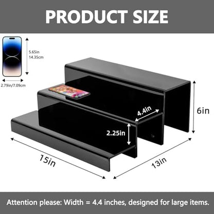 JUESHA 2 Pack Tiers Bar Shelves for Liquor Bottles