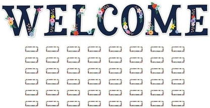 Teacher Created Resources Wildflowers Welcome Bulletin Board (TCR6695)