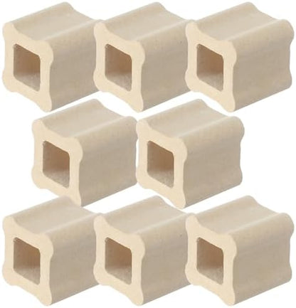 Nuanchu 8 Pack Kiln Post High Alumina Kiln Posts, 1 x 1 Inch