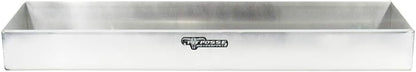 Pit Posse 443 Oil Shelf 12 Quart Bottle Holder Storage Organizer Caddy 32" - Made in USA - Enclosed Race Trailer Garage Shop Automotive Motor Engine Oil Rack Caddie Shelves (Silver)