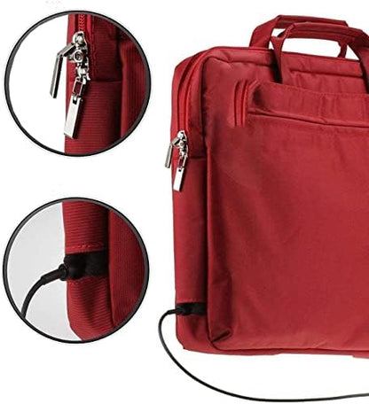 Navitech Red Water Resistant Graphics Tablet Bag - Compatible with Zonon LCD Writing Tablet Doodle Board