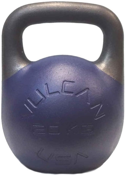 Vulcan Competition Kettlebell – Ergonomic Steel Design with 35mm Wide Grip Handle | Ideal for Strength Training and Workouts | Suitable for All Hand Sizes