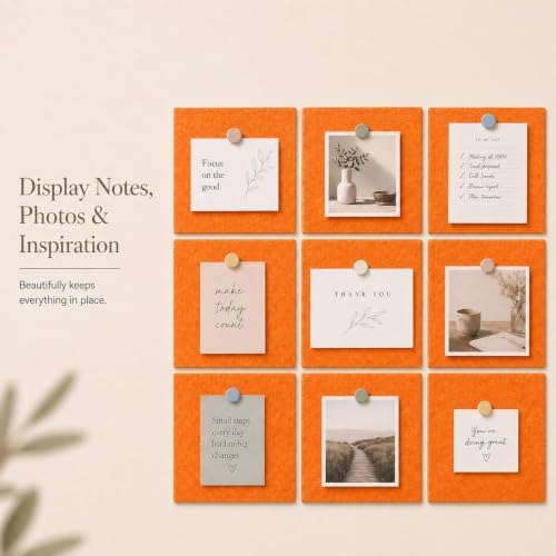 Felt Bulletin Board Tiles, Cork Board Alternative, 48 x 36 in