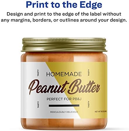 Avery Printable Durable White Rectangle Labels, Sure Feed Technology, 3" x 7", Print-to-the-Edge, Waterproof Labels, Laser & Pigment-Based Inkjet Compatible, 150 Total