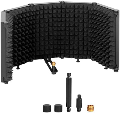 Microphone Stand With Isolation Shield,Recording Studio Equipment
