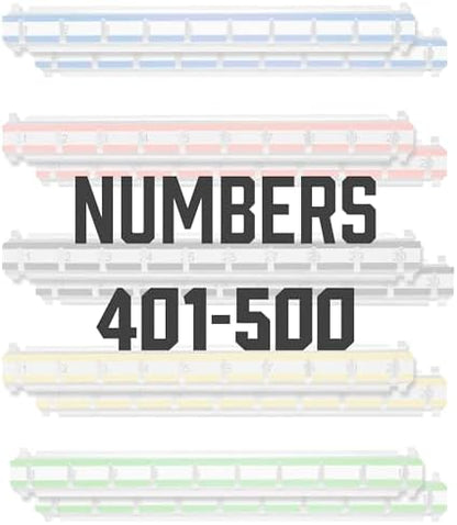 Barska Labeled Key Shelves with 401-500 Numbered Hooks for Key Cabinets