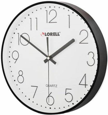 Lorell 61012 Clock, Black