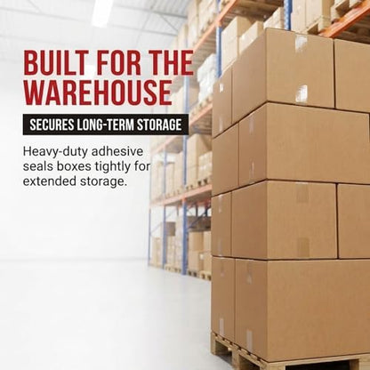 Tape Logic Packing Tape (18-Rolls), 2" x 55 yd - Heavy Duty Packaging Tape Refill for Shipping, Moving, Order Fulfillment, Acrylic 2.6 Mil