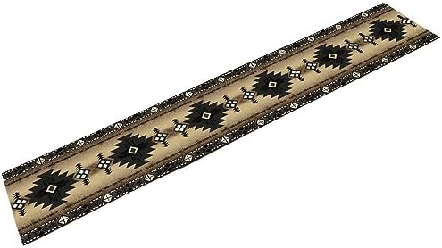 Aztec Southwest Table Runner,Ethnic Style Design Geometric Table Runners Table Setting Decor for Garden Farmhouse Wedding Party Holiday Dinner Home 13x36 Inch