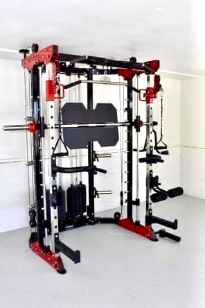 Smith Machine, Cables with Built in 160 kg Weights