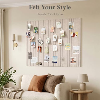 Lifewit Large Felt Bulletin Board with Self-Adhesive 36" x 24"- 6 Pack