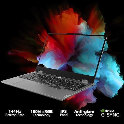Lenovo LOQ Gaming Laptop | 15.6" FHD IPS 144Hz (100% sRGB G-SYNC) | AMD Ryzen 5 7235HS | 64GB DDR5 1TB SSD | NVIDIA GeForce RTX 4050 6GB | Backlit Wi-Fi 6 Privacy Camera Win11 Pro w/DLCA Accessory